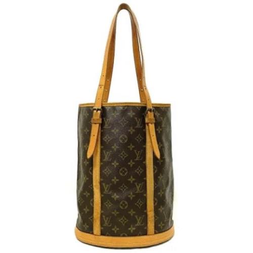 Pre-owned Fabric louis-vuitton-bags Louis Vuitton Vintage , Brown , Da...