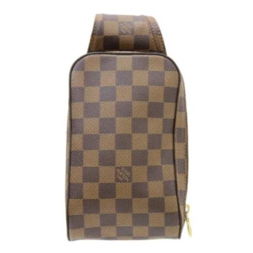 Pre-owned Fabric shoulder-bags Louis Vuitton Vintage , Brown , Dames