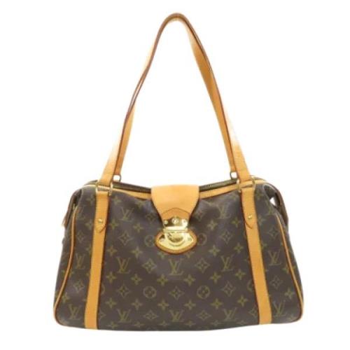 Pre-owned Fabric louis-vuitton-bags Louis Vuitton Vintage , Brown , Da...