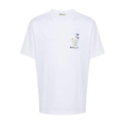 Witte T-shirts en Polos Bally , White , Heren