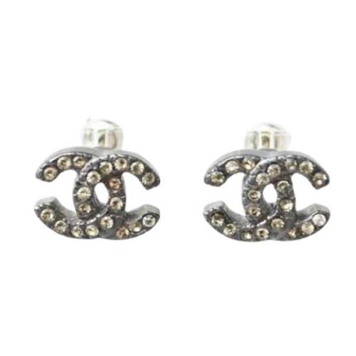 Pre-owned Metal chanel-jewelry Chanel Vintage , Gray , Dames