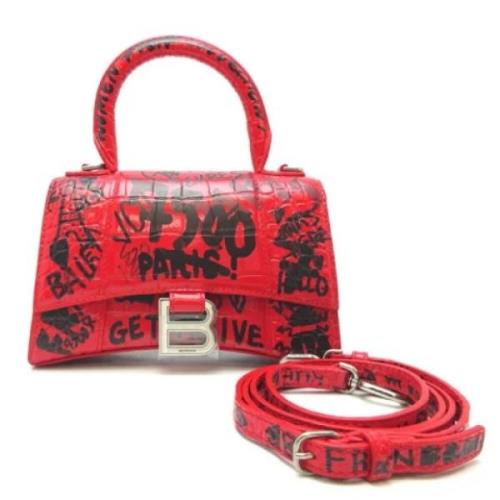 Pre-owned Leather balenciaga-bags Balenciaga Vintage , Red , Dames