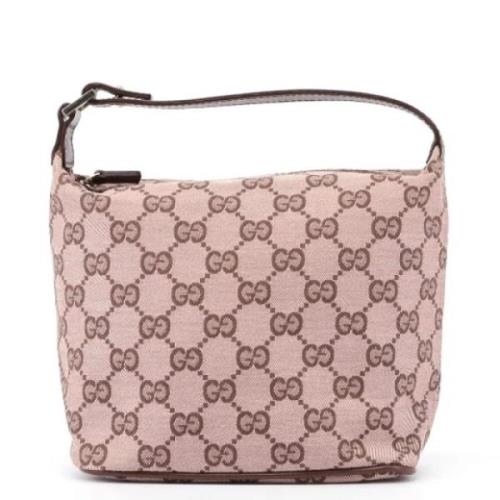 Pre-owned Canvas handbags Gucci Vintage , Pink , Dames