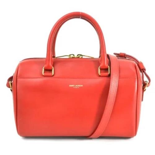 Pre-owned Leather shoulder-bags Yves Saint Laurent Vintage , Red , Dam...