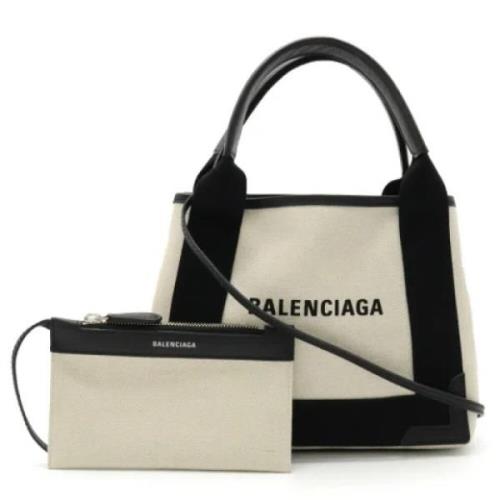Pre-owned Canvas handbags Balenciaga Vintage , Black , Dames