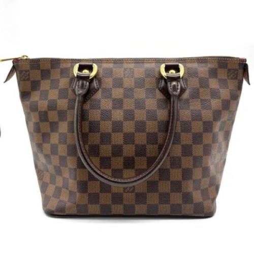 Pre-owned Fabric louis-vuitton-bags Louis Vuitton Vintage , Brown , Da...