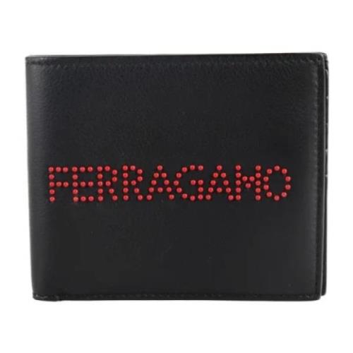 Pre-owned Leather wallets Salvatore Ferragamo Pre-owned , Black , Dame...