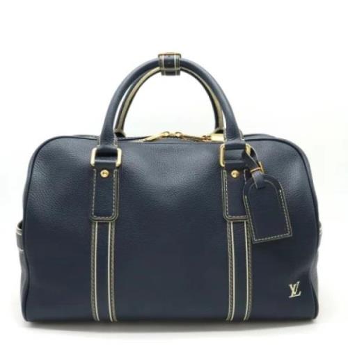 Pre-owned Fabric louis-vuitton-bags Louis Vuitton Vintage , Blue , Dam...