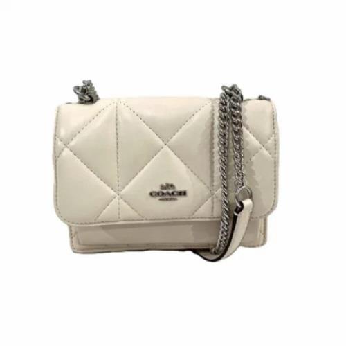 Pre-owned Fabric shoulder-bags Coach Pre-owned , White , Dames