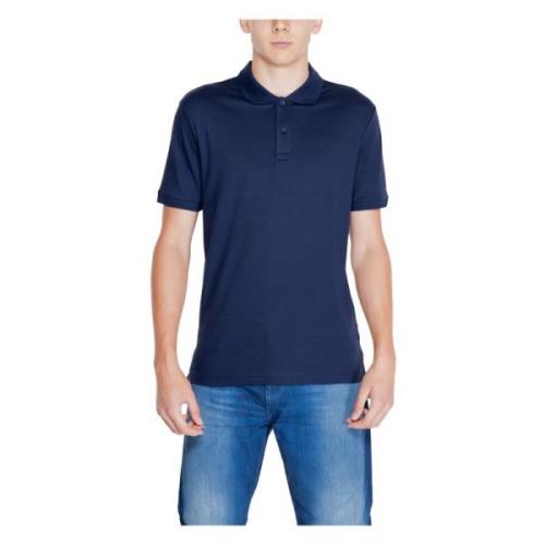 Katoenen Heren T-Shirt Liquid Touch Calvin Klein , Blue , Heren