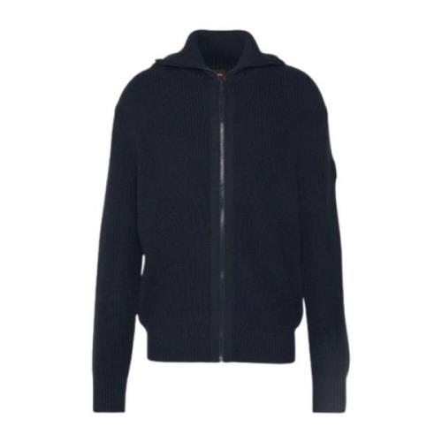 Heren Cardigan Sweater Hugo Boss , Blue , Heren