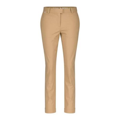 Stretch-Jersey Slim-Fit Broek Hugo Boss , Beige , Dames