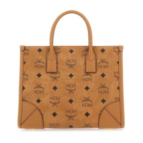 Canvas München Winkel Tas MCM , Brown , Dames