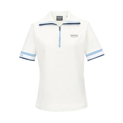 Sneldrogend poloshirt met korte mouwen Duvetica , Beige , Dames