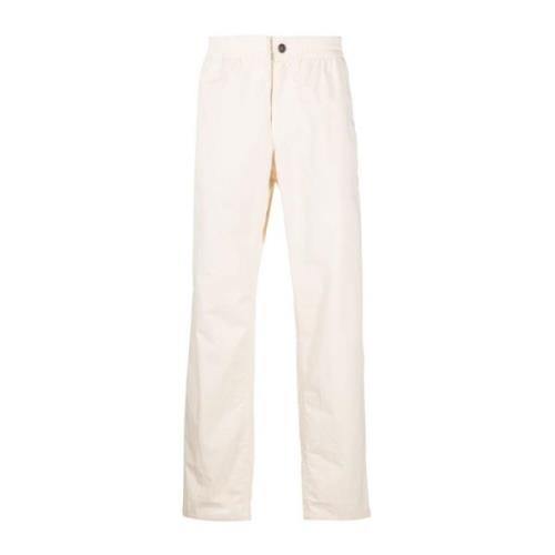 Katoenen Regular Fit Broek met Zakken A.p.c. , Beige , Heren