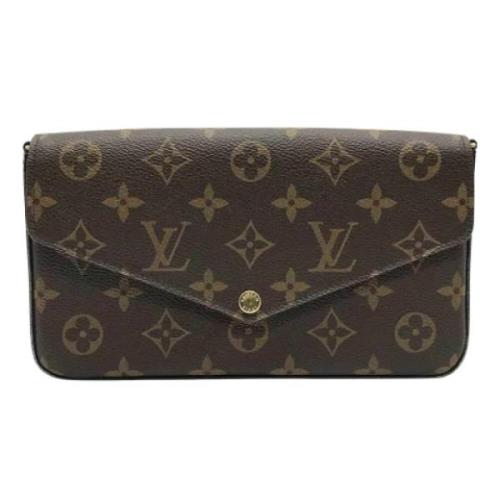 Pre-owned Canvas shoulder-bags Louis Vuitton Vintage , Brown , Dames