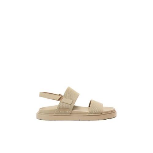 Beige Sandalen voor Mode Ecoalf , Beige , Dames