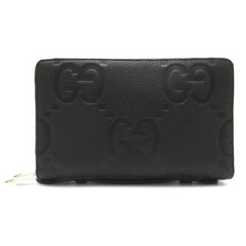 Pre-owned Leather wallets Gucci Vintage , Black , Dames