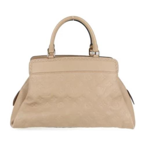 Pre-owned Fabric louis-vuitton-bags Louis Vuitton Vintage , Beige , Da...