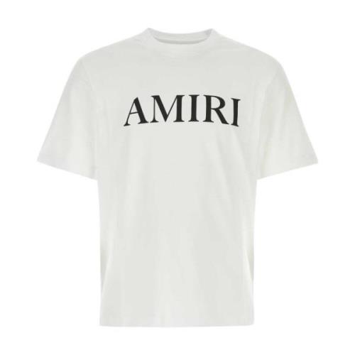 Klassiek Wit Katoenen T-shirt Amiri , White , Heren