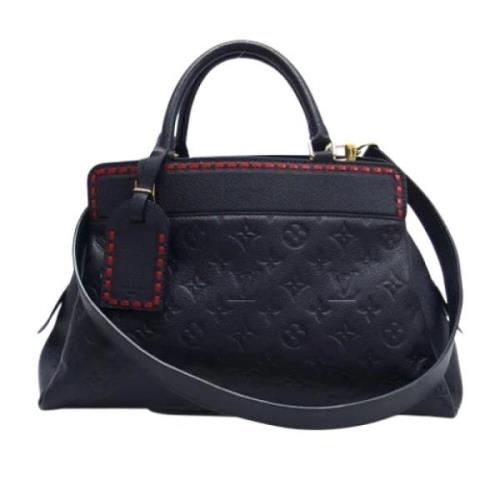 Pre-owned Fabric louis-vuitton-bags Louis Vuitton Vintage , Blue , Dam...