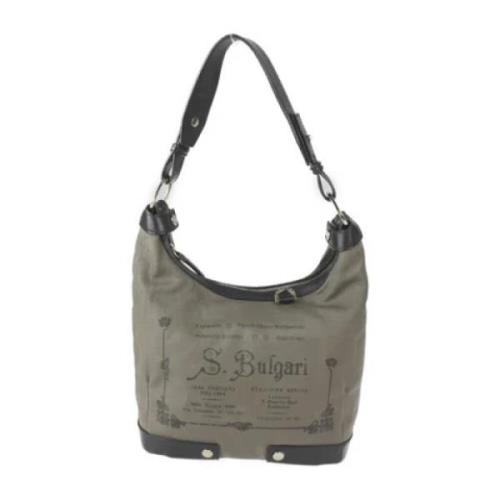 Pre-owned Fabric handbags Bvlgari Vintage , Gray , Dames