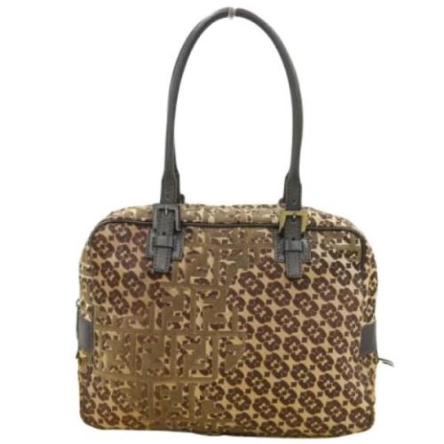 Pre-owned Fabric handbags Fendi Vintage , Brown , Dames