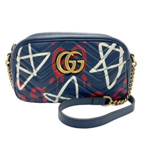 Pre-owned Fabric gucci-bags Gucci Vintage , Blue , Dames