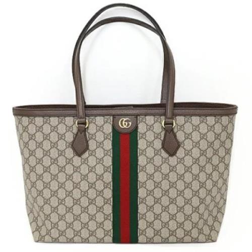 Pre-owned Fabric gucci-bags Gucci Vintage , Beige , Dames