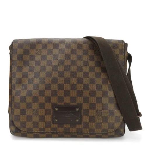 Pre-owned Fabric shoulder-bags Louis Vuitton Vintage , Brown , Dames