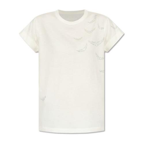 T-shirt Anya Zadig & Voltaire , White , Dames