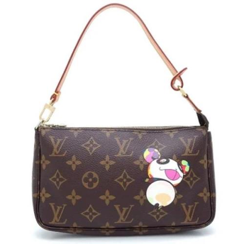 Pre-owned Canvas louis-vuitton-bags Louis Vuitton Vintage , Brown , Da...