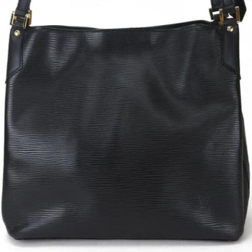 Pre-owned Leather shoulder-bags Louis Vuitton Vintage , Black , Dames