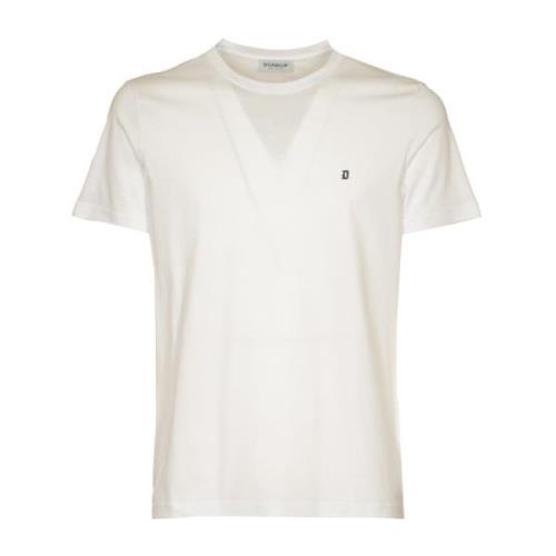 Witte T-Shirt Collectie Dondup , White , Heren