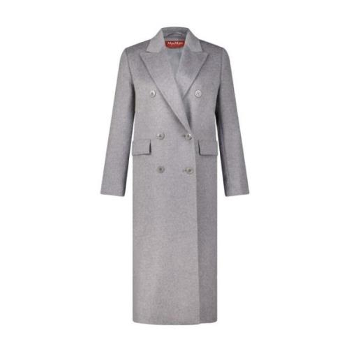 Wollen Corolla Jas Max Mara , Gray , Dames