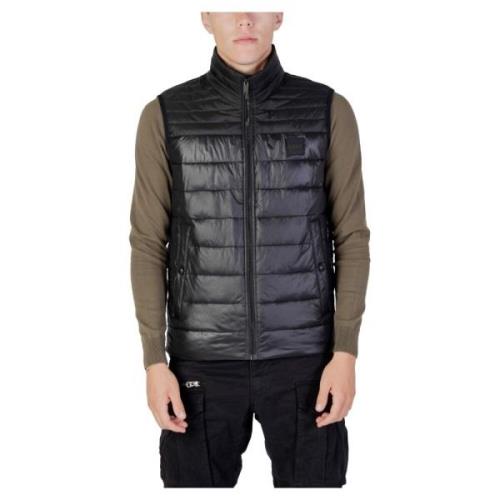 Mouwloos Herenjack Herfst/Winter Collectie Hugo Boss , Black , Heren