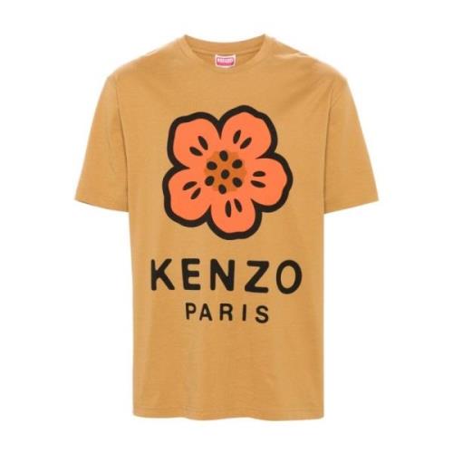 Bloemmotief Jersey T-shirts en Polos Kenzo , Orange , Heren