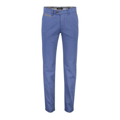 Blauwe Katoenen Broek Gardeur , Blue , Heren