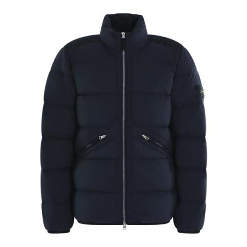 Echte Donsjas Stone Island , Blue , Heren