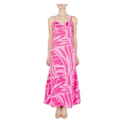 Lange Jurk Vrouw Lente/Zomer Collectie Only , Pink , Dames
