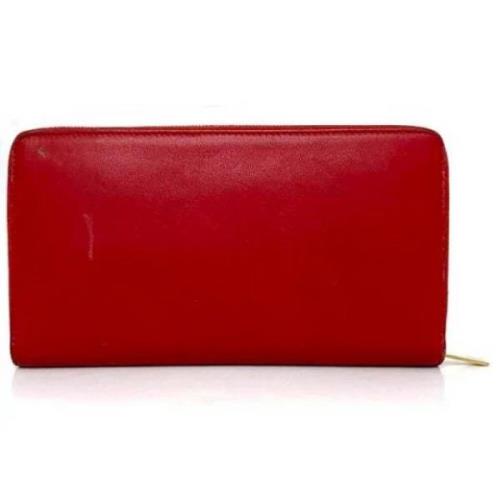 Pre-owned Leather wallets Celine Vintage , Red , Dames