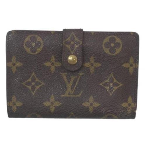 Pre-owned Leather wallets Louis Vuitton Vintage , Brown , Dames