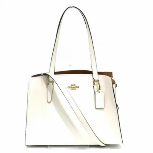 Pre-owned Fabric totes Coach Pre-owned , White , Dames