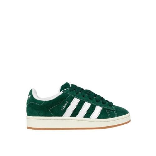 Premium Suede Campus Sneakers Adidas Originals , Green , Dames