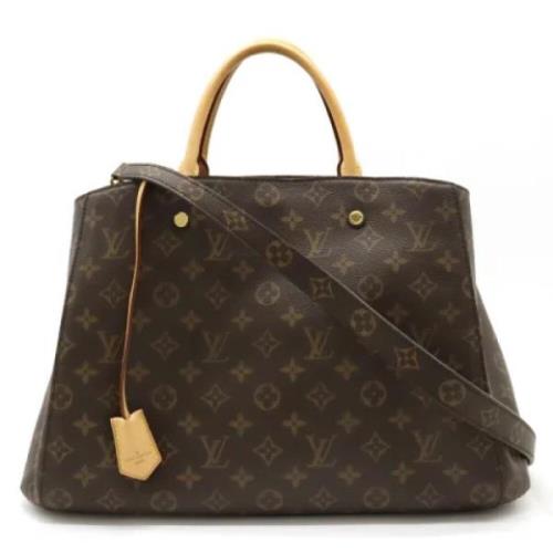 Pre-owned Canvas louis-vuitton-bags Louis Vuitton Vintage , Brown , Da...