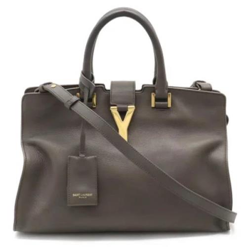 Pre-owned Fabric handbags Yves Saint Laurent Vintage , Brown , Dames