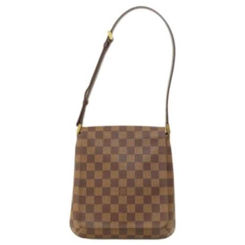 Pre-owned Fabric louis-vuitton-bags Louis Vuitton Vintage , Brown , Da...