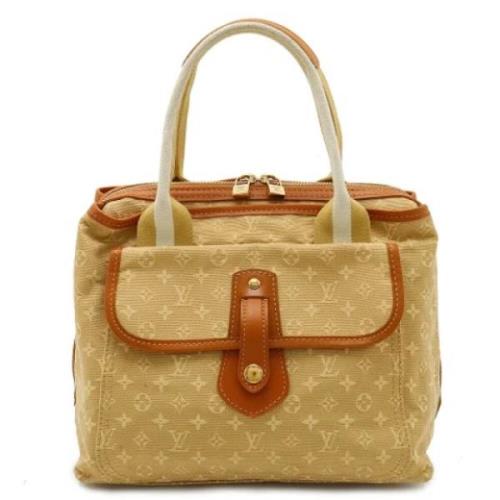 Pre-owned Fabric louis-vuitton-bags Louis Vuitton Vintage , Beige , Da...