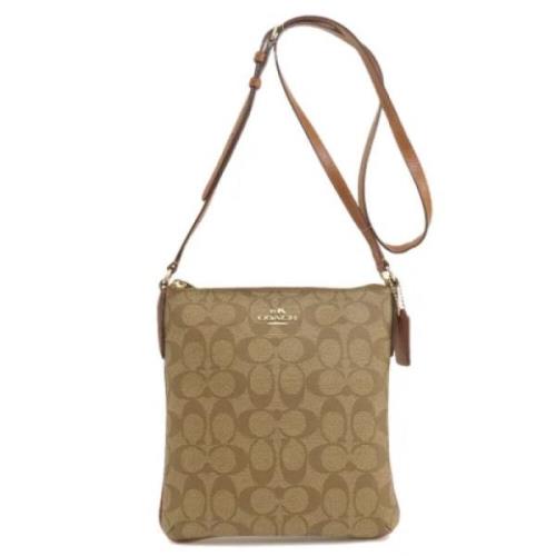 Pre-owned Plastic shoulder-bags Coach Pre-owned , Beige , Dames