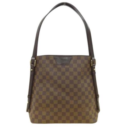 Pre-owned Fabric louis-vuitton-bags Louis Vuitton Vintage , Brown , Da...